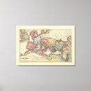 Search for europe map canvas prints British