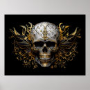 Recherche de dessin crâne posters Noir