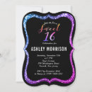 Recherche de fancy 16ans anniversaire invitations Parties scintillant douce 16