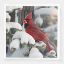 Search for christmas cardinal napkins Birds