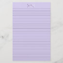 Search for lined stationery paper Initial