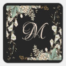 Search for monogram floral stickers Stylish