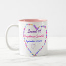 Search for sweet 16 mugs Heart