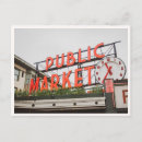 Search for pike place market postcards Washington