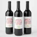 Recherche de 50th birthday wine labels Élégant