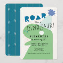 Recherche de blue dinosaur birthday invitations Rugir