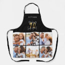 Search for black and gold aprons Photo collage