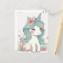 Search for cute unicorn postcards Unicorns