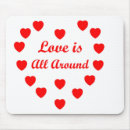 Search for love romance mousepads Celebration