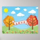 Recherche de oiseaux fleurs posters Pour enfants