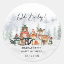Search for winter woodland baby shower stickers Gender neutral