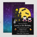 Search for vampire birthday invitations Purple