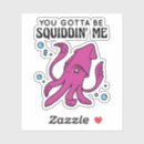 Search for squid tentacles stickers Marine life