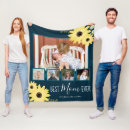 Search for sunflower photo blankets Floral