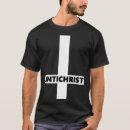Search for inverted cross tshirts Antichrist