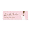 Search for silhouette wedding return address labels Bride
