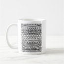 Search for tribal geometric mugs Aztec