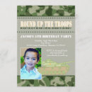 Search for army birthday invitations Party