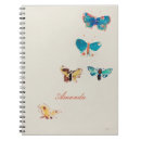 Search for blue butterfly notebooks Illustration