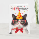 Search for black and white cat birthday cards Pets