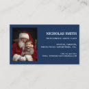Search for santa business cards Santa for hire