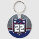 Recherche de le football rouge et blanc porteclés Sports