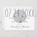 Search for disco ball image on invitations Black and white