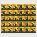 Search for trick or treat wrapping paper Black cat