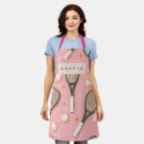 Search for retro pattern aprons Initials