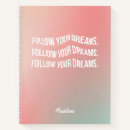 Search for follow your dreams notebooks Inspiration