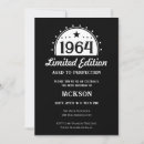 Search for grandfather birthday invitations Black and white