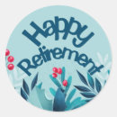 Recherche de heureuse retraite autocollants Célébration