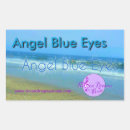 Search for eye rectangle stickers Blue