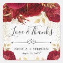 Search for red gold wedding stickers Flowers