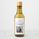 Search for will you be my bridesmaid wine labels Black and white