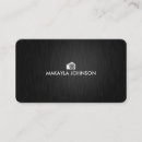 Search for black and silver business cards Simple