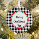 Search for buffalo check ornaments Keepsake