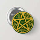 Recherche de wiccan badges Pentacle