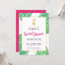 Search for pineapple bridal shower invitations Pink