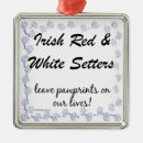 Search for irish setter ornaments Puppy