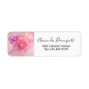 Search for flower bouquet return address labels Pink