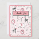 Search for zoo thank you cards Zebra