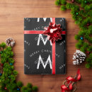 Search for masculine christmas wrapping paper Black