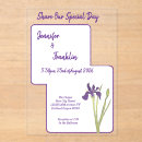 Search for purple iris wedding invitations Modern