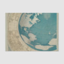 Search for old world map tissue paper Nautical