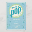 Search for ready to pop baby boy shower invitations Bubbles