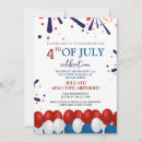 Search for red white and blue party invitations Independence day party