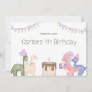 Search for baby dinosaur birthday invitations Cute