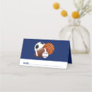 Search for sports place cards Blue