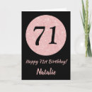 Search for 71st birthday cards Seventy first birthday